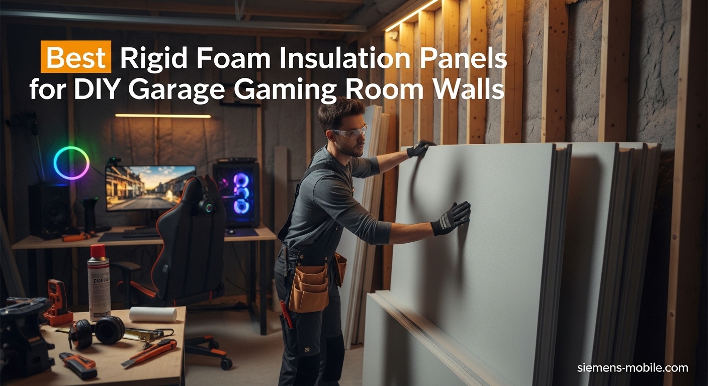 Best Rigid Foam Insulation Panels for DIY Garage Gaming Room Walls