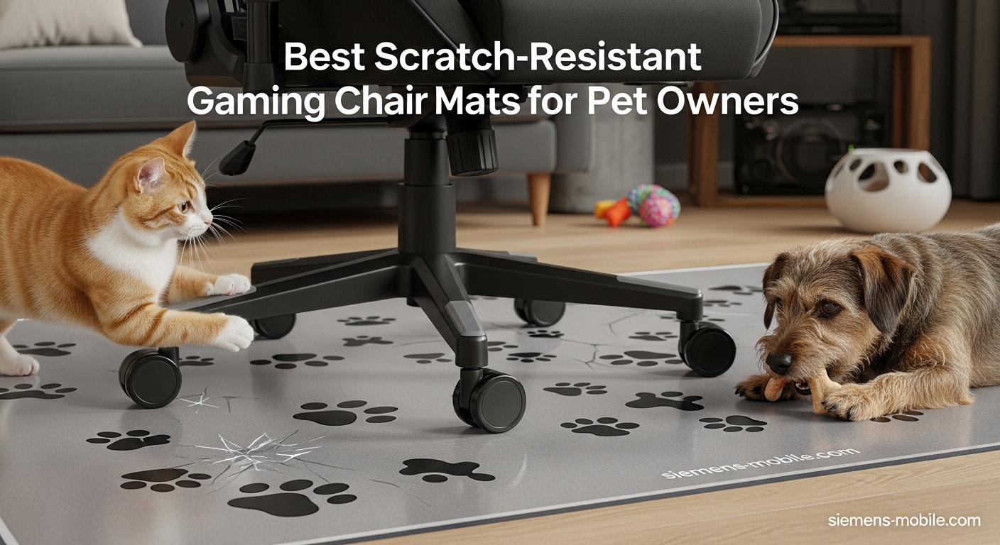 Best Scratch-Resistant Gaming Chair Mats for Pet Owners