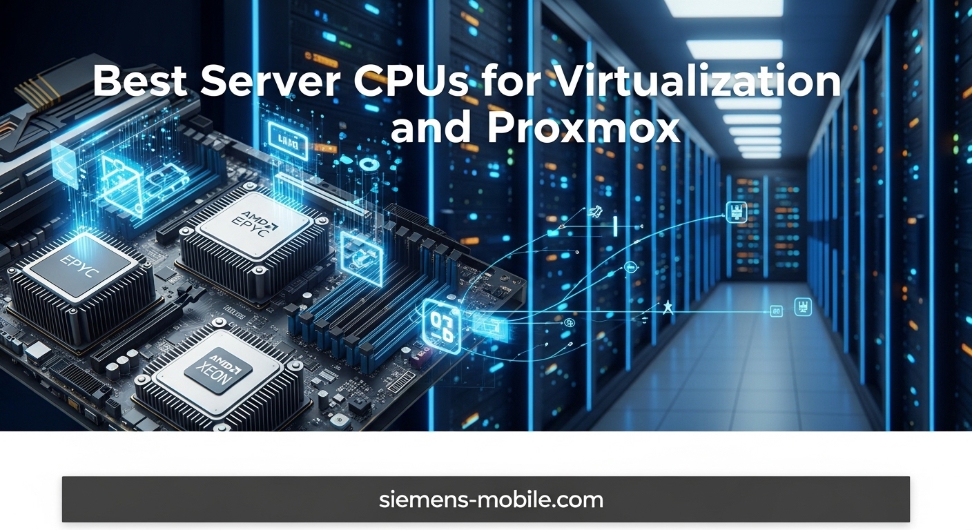 Best Server CPUs for Virtualization and Proxmox