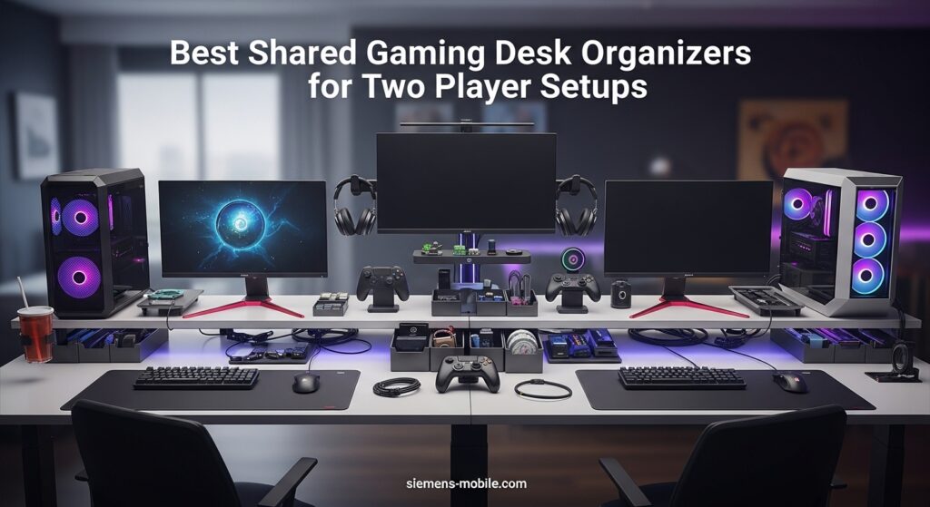 Best Shared Gaming Desk Organizers for Two-Player Setups
