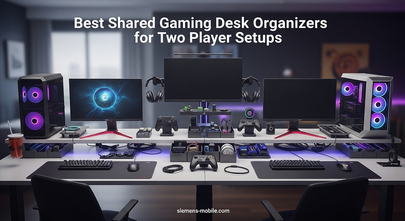 Best Shared Gaming Desk Organizers for Two-Player Setups