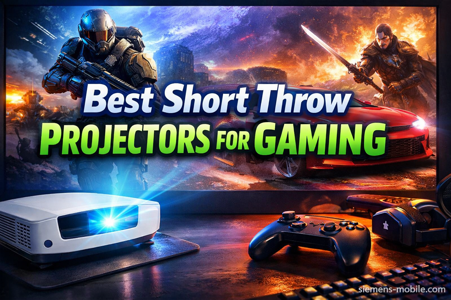Best Short Throw Projectors for Gaming