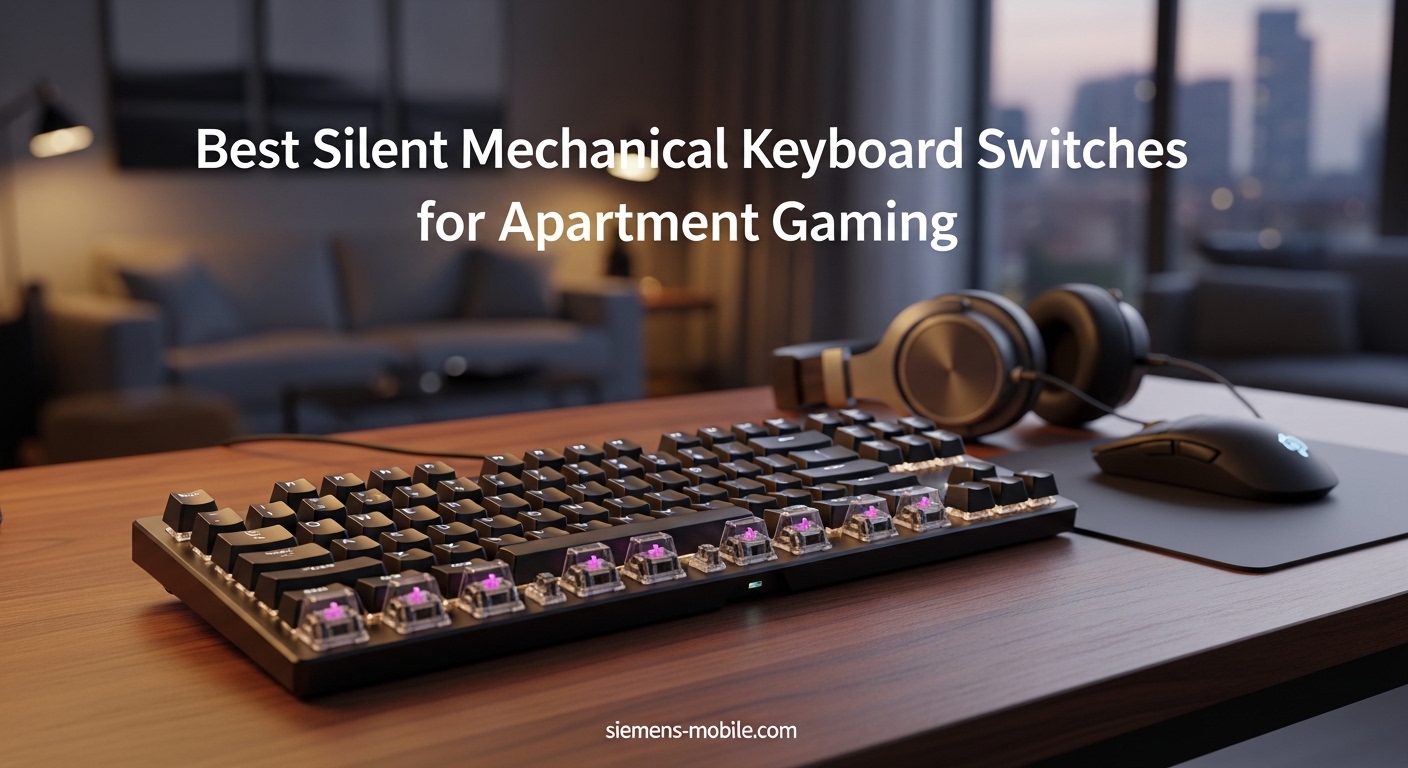 Best Silent Mechanical Keyboard Switches for Apartment Gaming