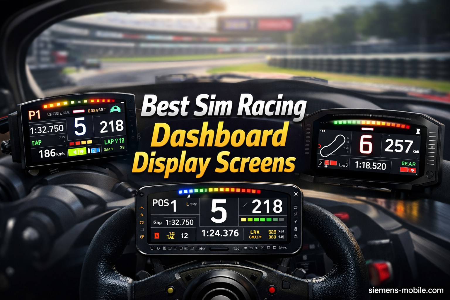 Best Sim Racing Dashboard Display Screens