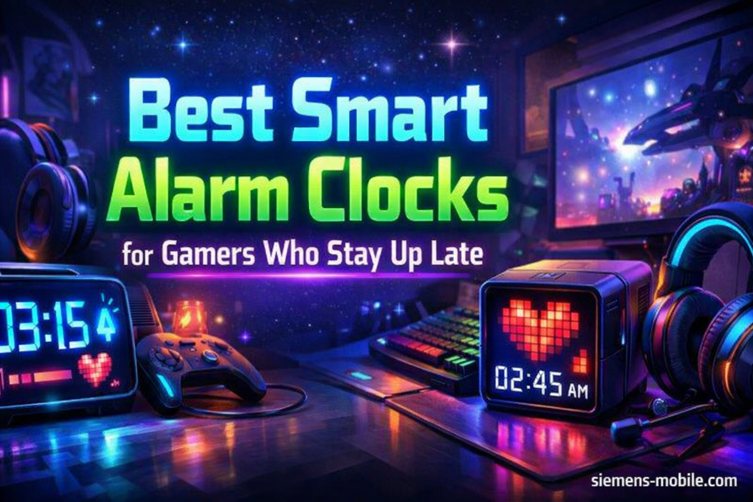 Best Smart Alarm Clocks for Gamers Who Stay Up Late