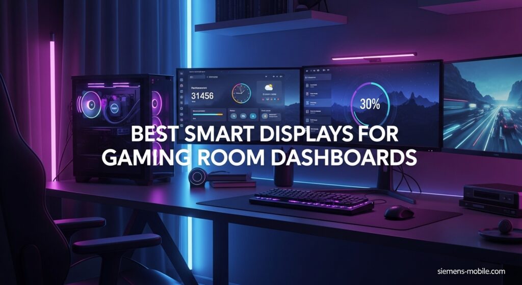 Best Smart Displays for Gaming Room Dashboards