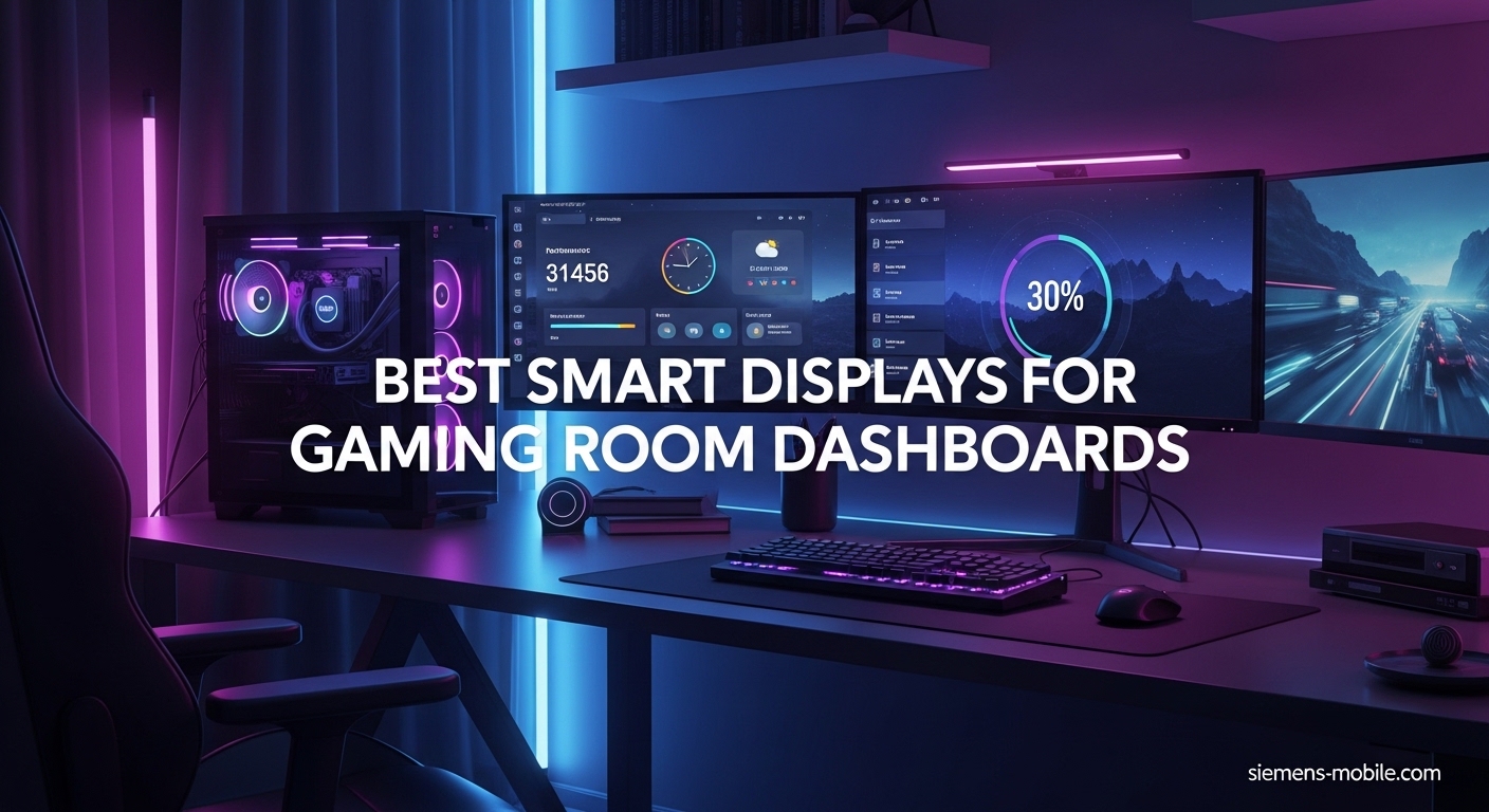 Best Smart Displays for Gaming Room Dashboards