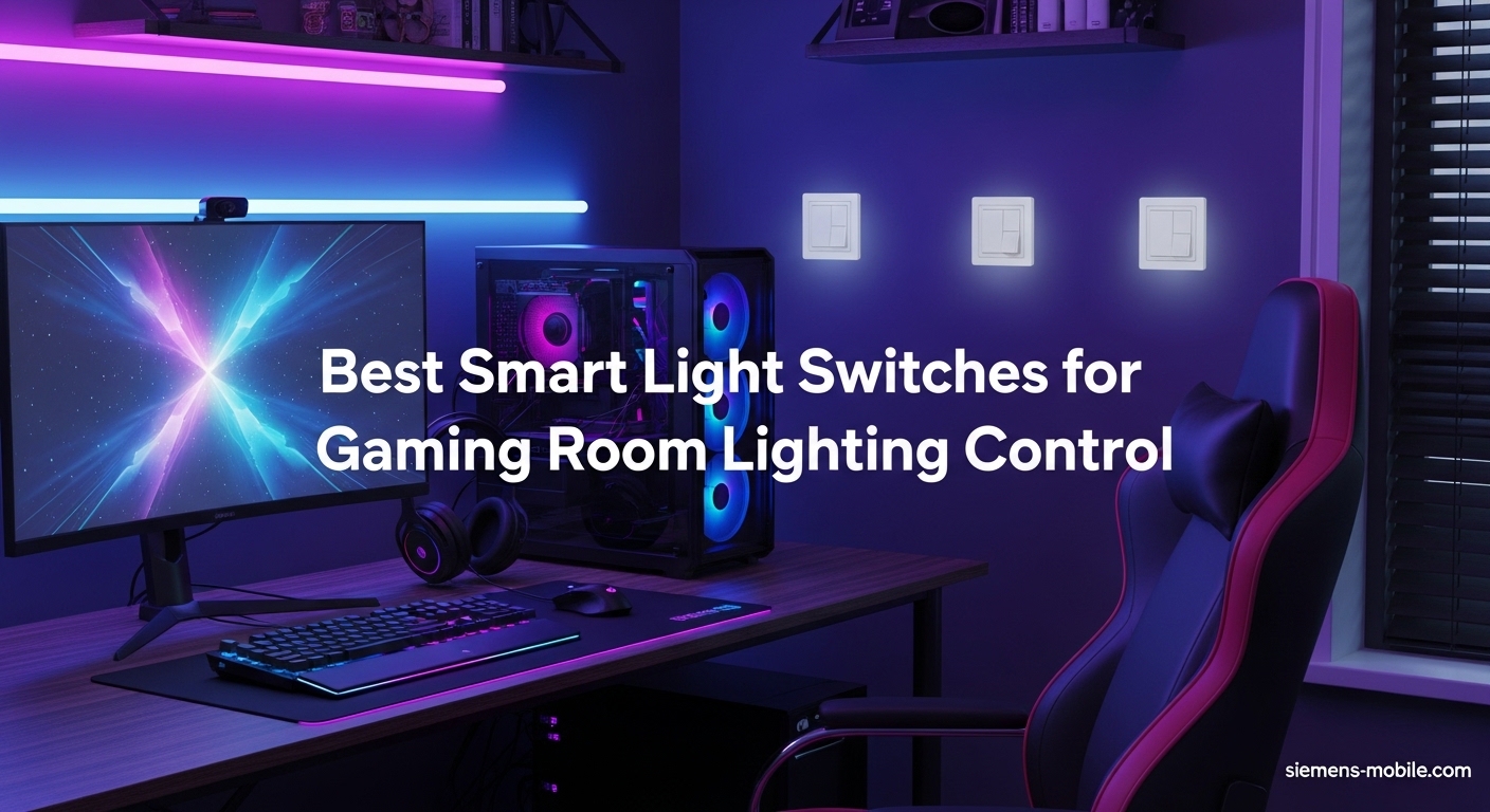 Best Smart Light Switches for Gaming Room Lighting Control