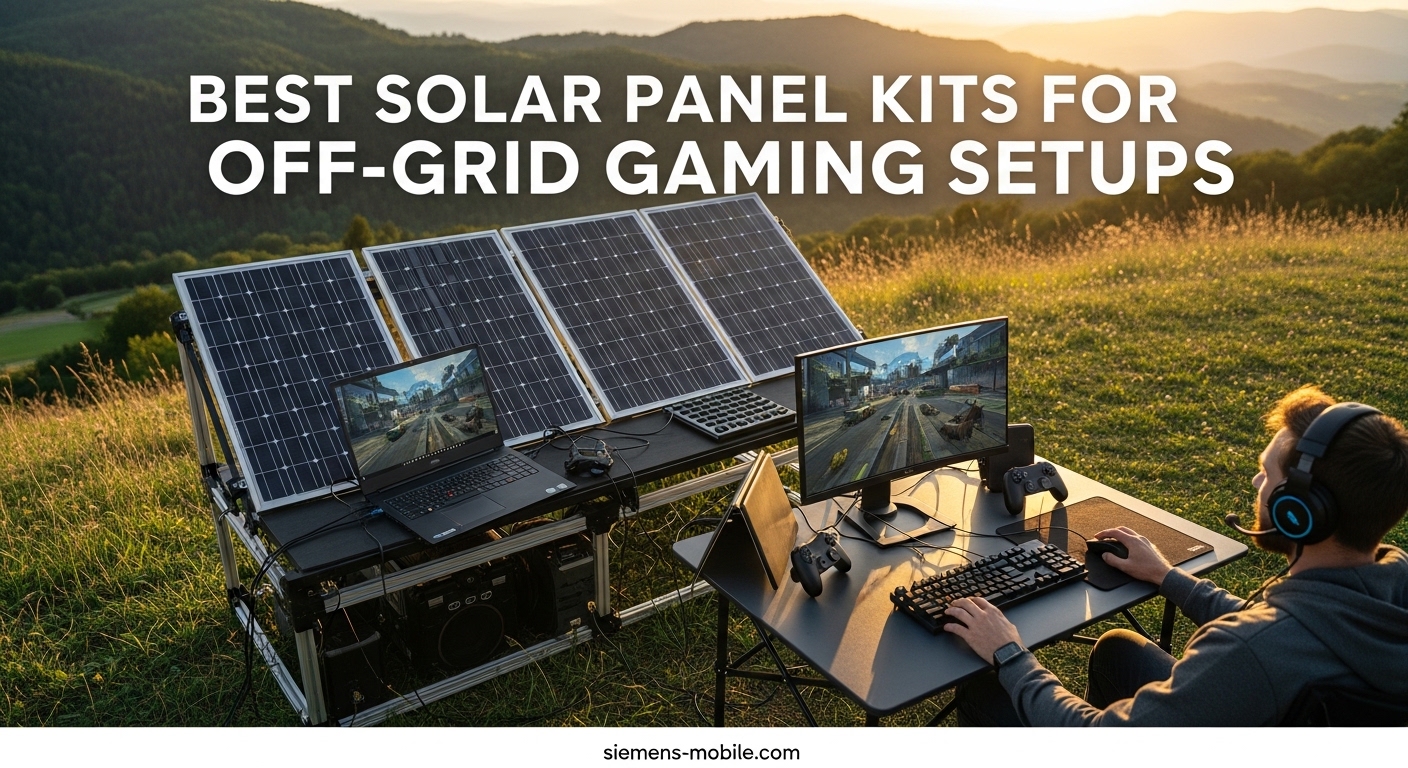 Best Solar Panel Kits for Off-Grid Gaming Setups