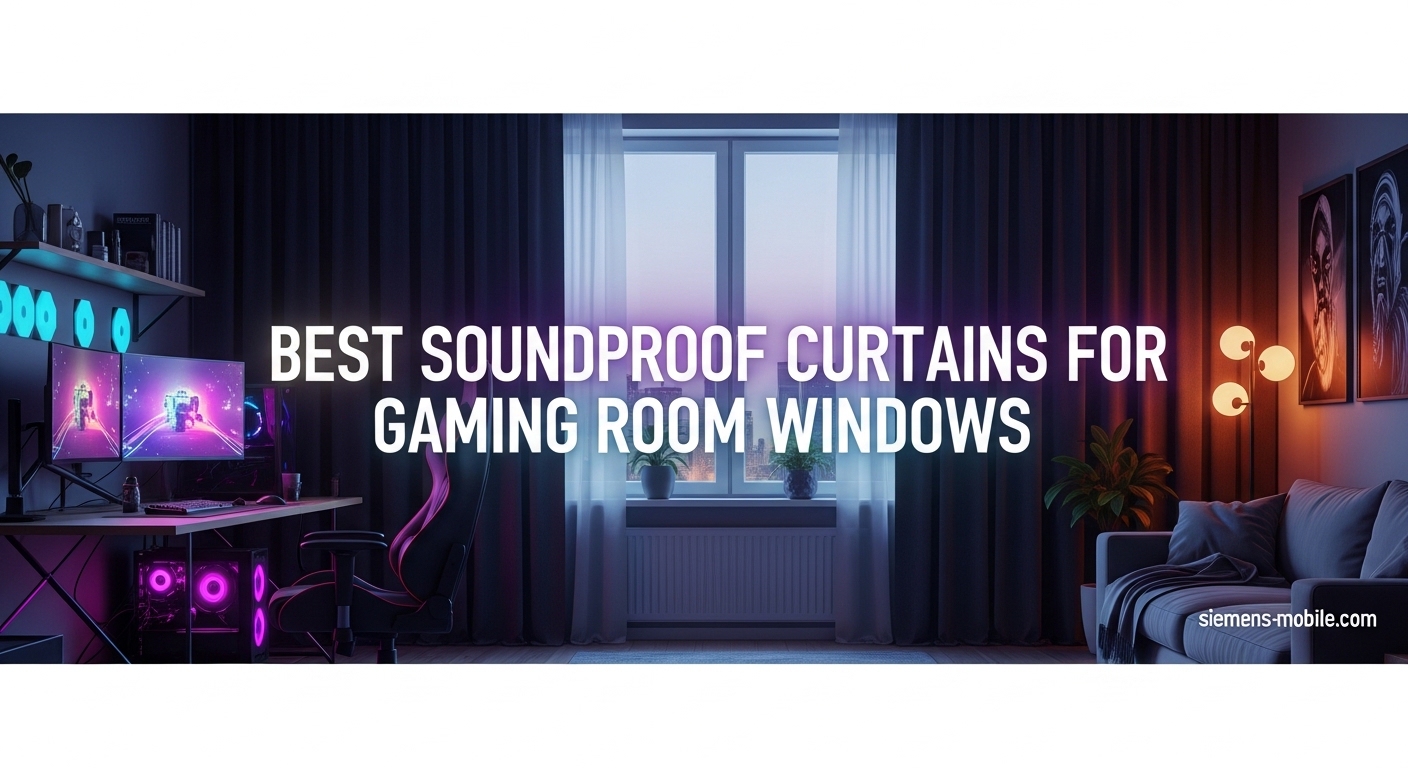 Best Soundproof Curtains for Gaming Room Windows