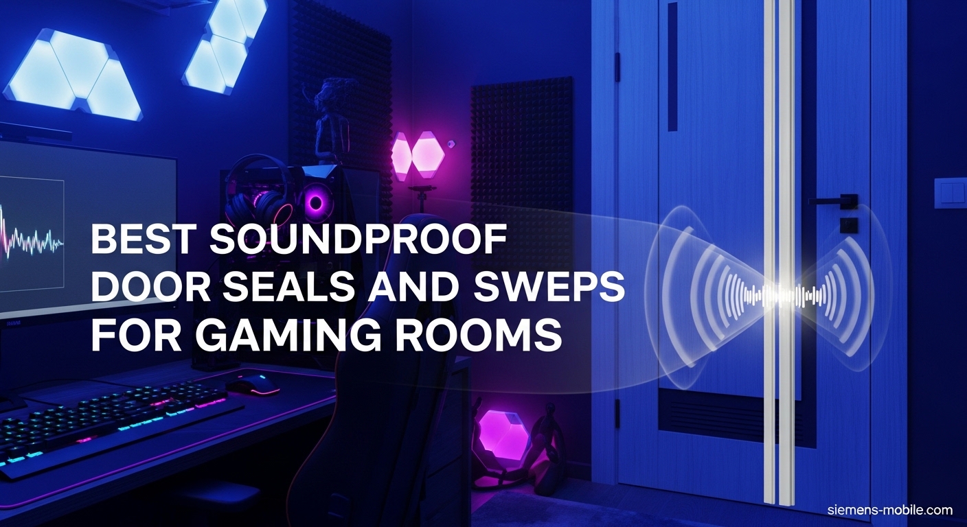 Best Soundproof Door Seals and Sweeps for Gaming Rooms