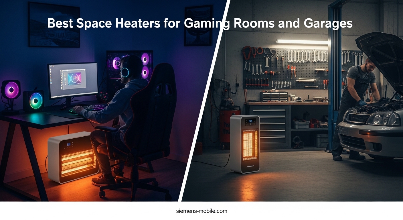 Best Space Heaters for Gaming Rooms and Garages