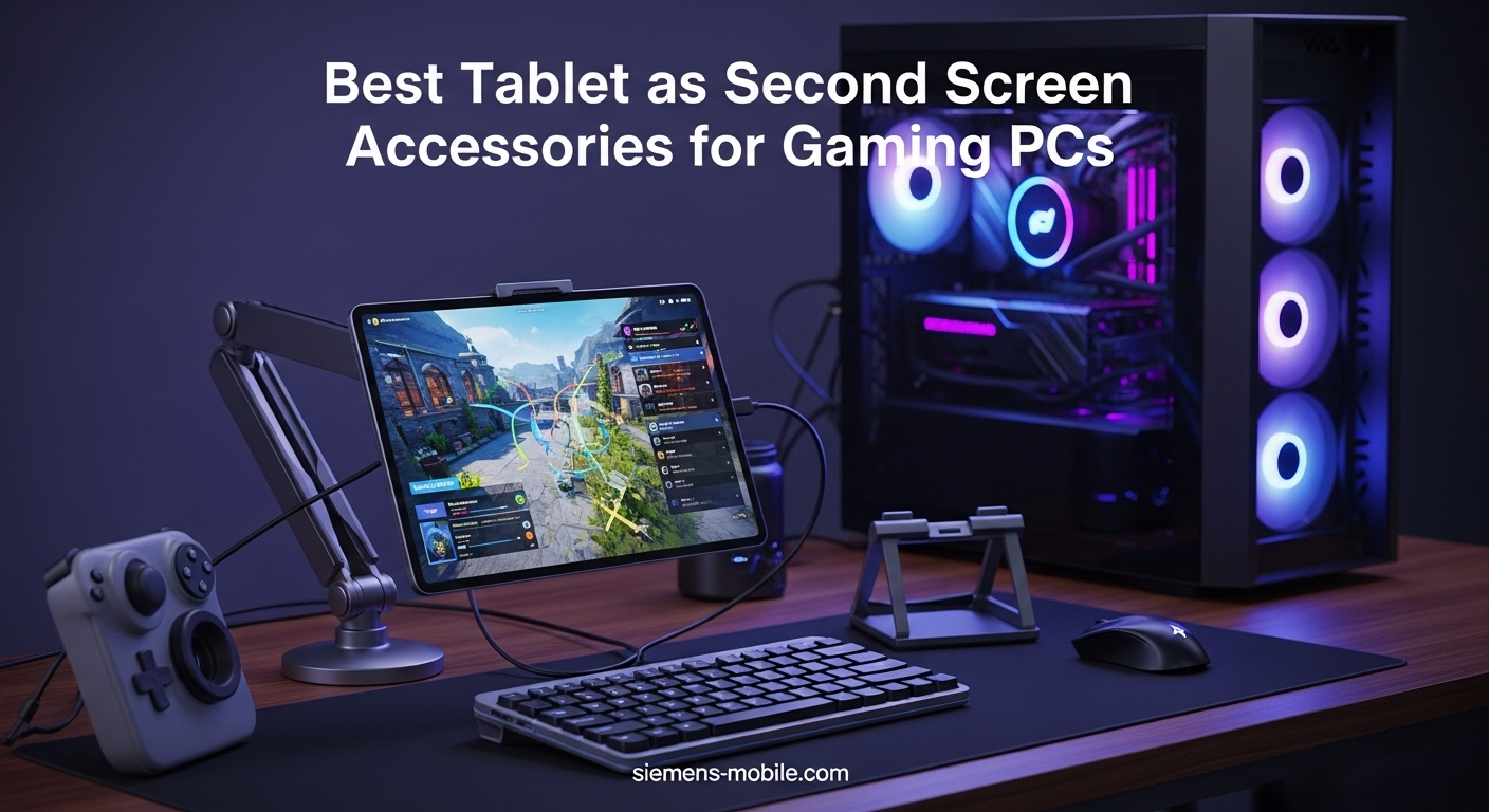 Best Tablet as Second Screen Accessories for Gaming PCs