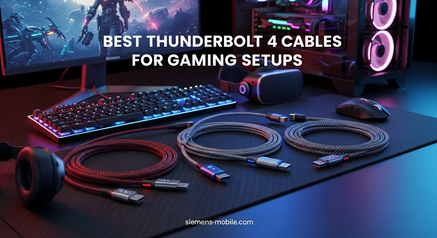 Best Thunderbolt 4 Cables for Gaming Setups