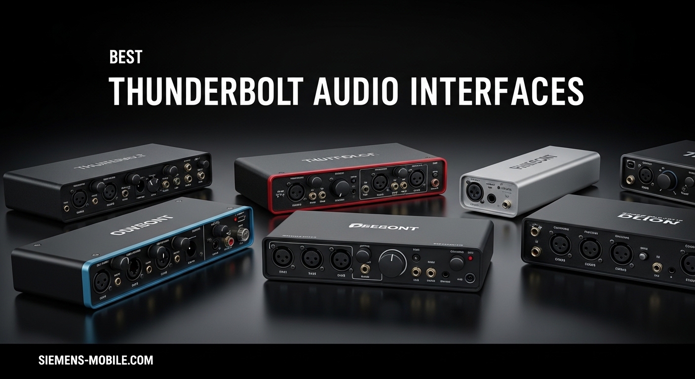 Best Thunderbolt Audio Interfaces