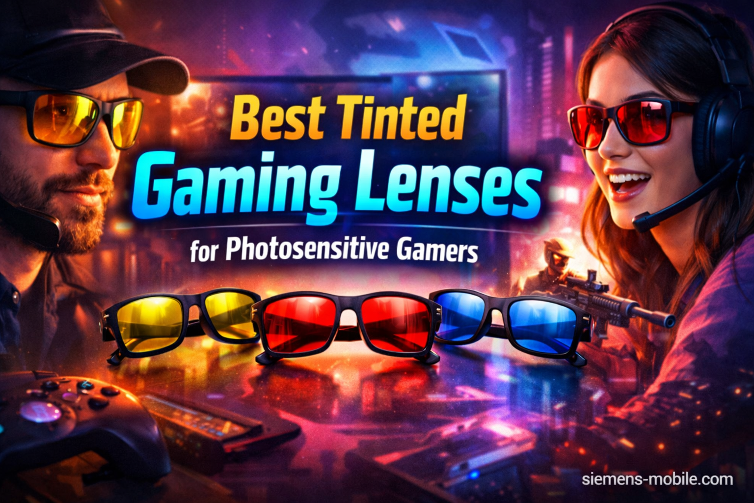 Best Tinted Gaming Lenses for Photosensitive Gamers