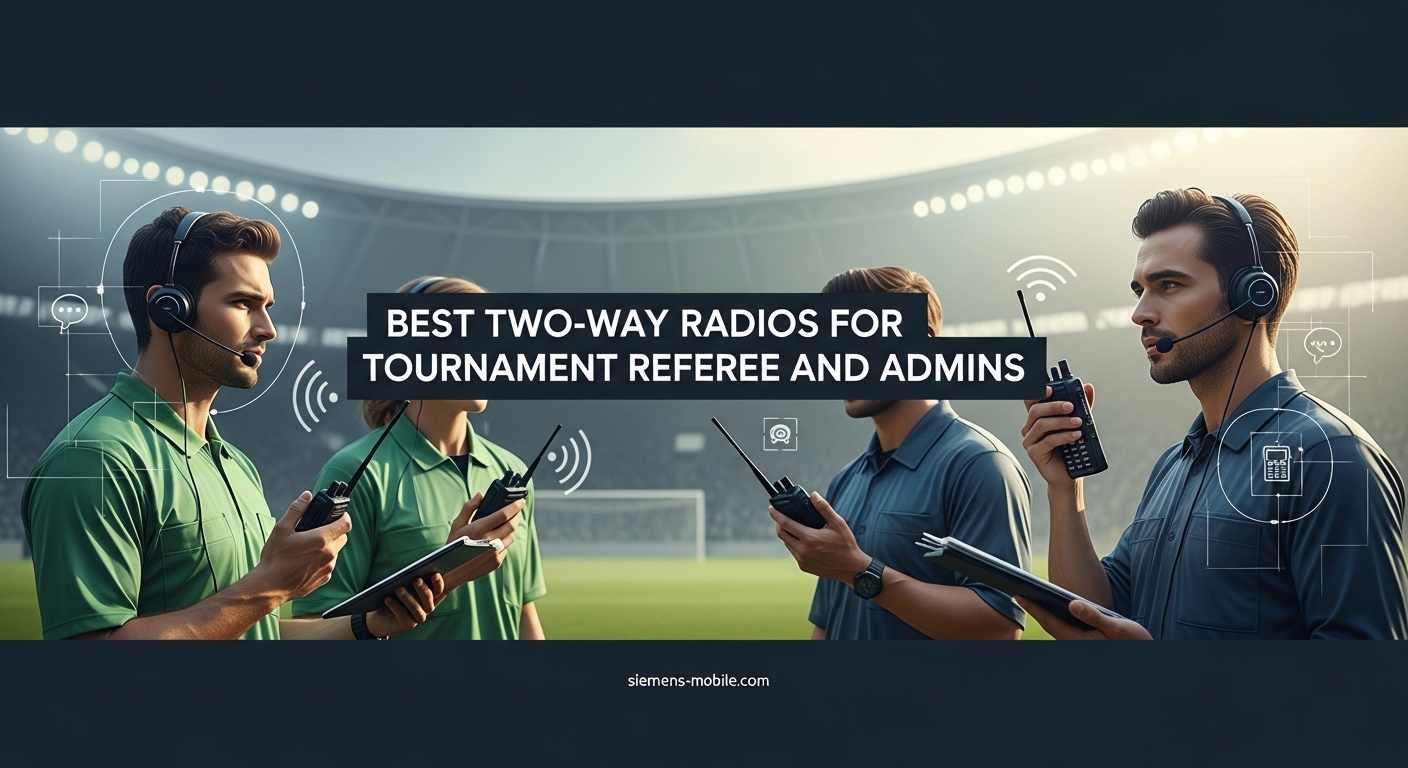 Best Two-Way Radios for Tournament Referees and Admins