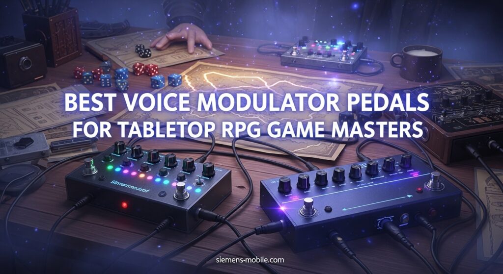 Best Voice Modulator Pedals for Tabletop RPG Game Masters