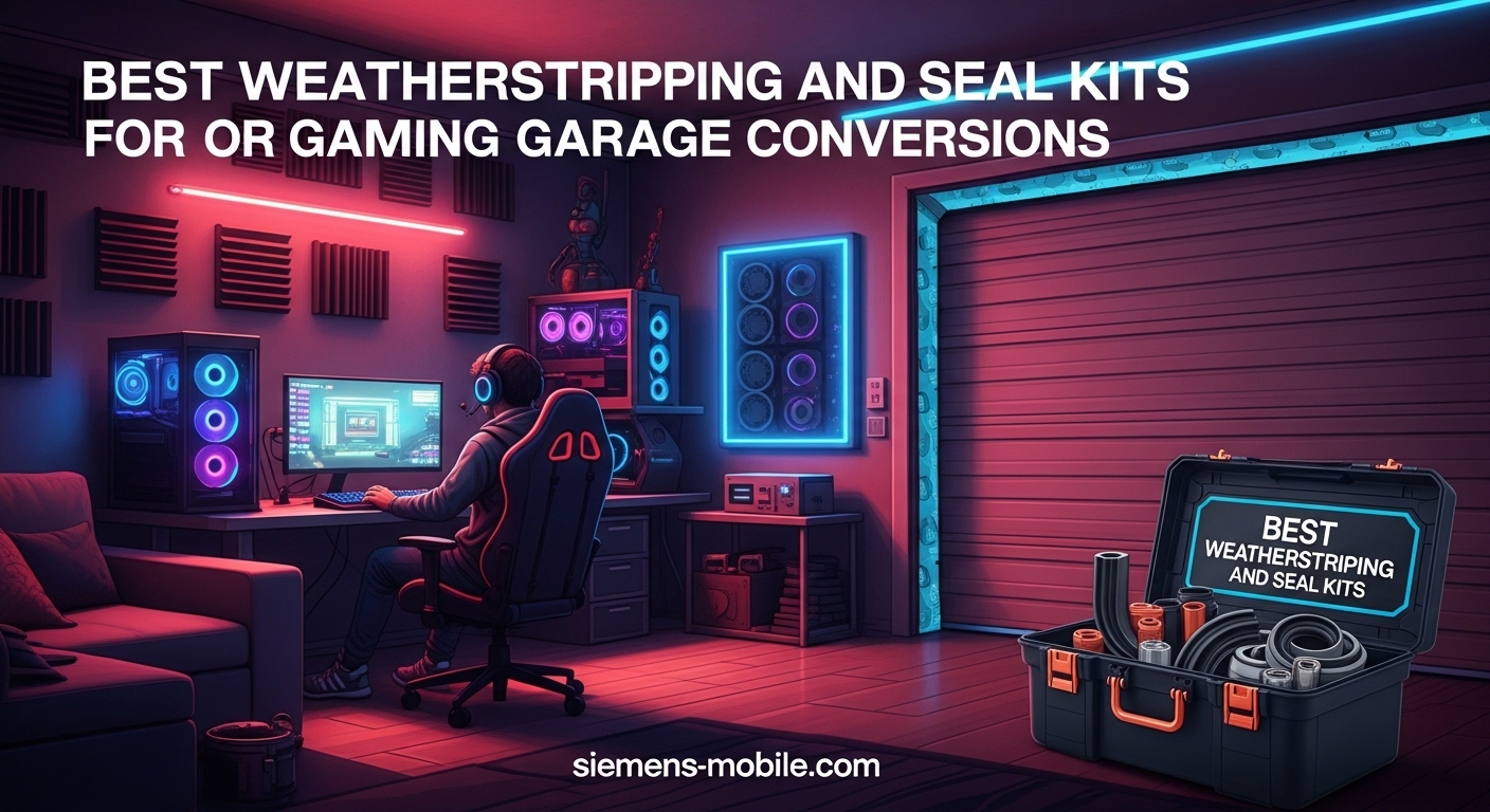 Best Weatherstripping and Seal Kits for Gaming Garage Conversions