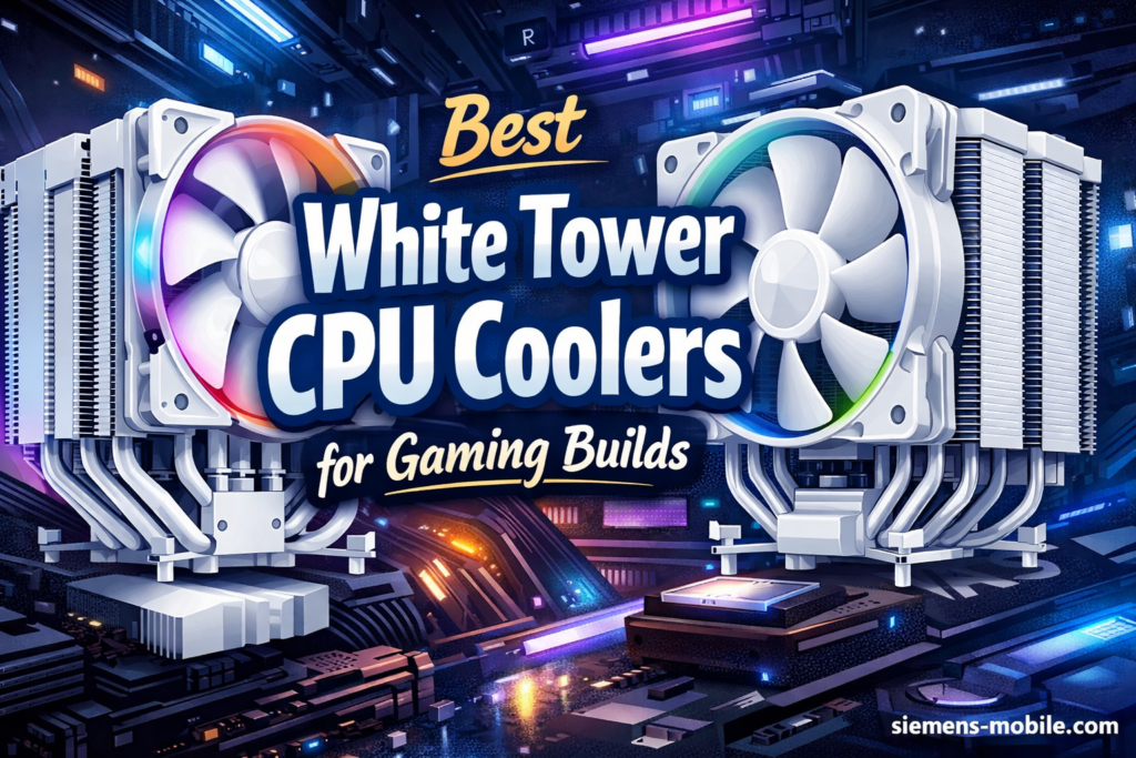 Best White Tower CPU Coolers for Gaming Builds