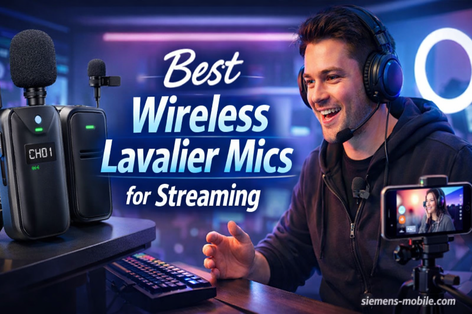 Best Wireless Lavalier Mics for Streaming