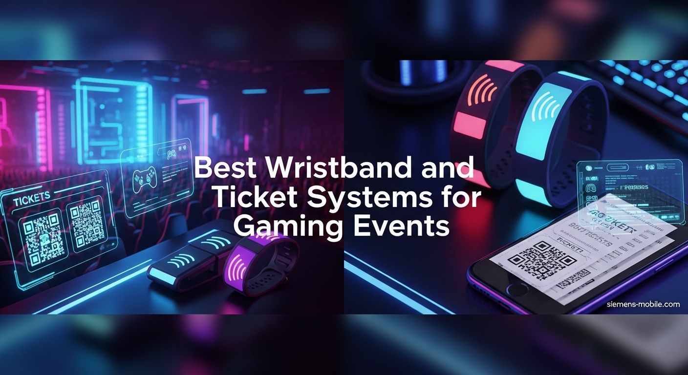 Best Wristband and Ticket Systems for Gaming Events