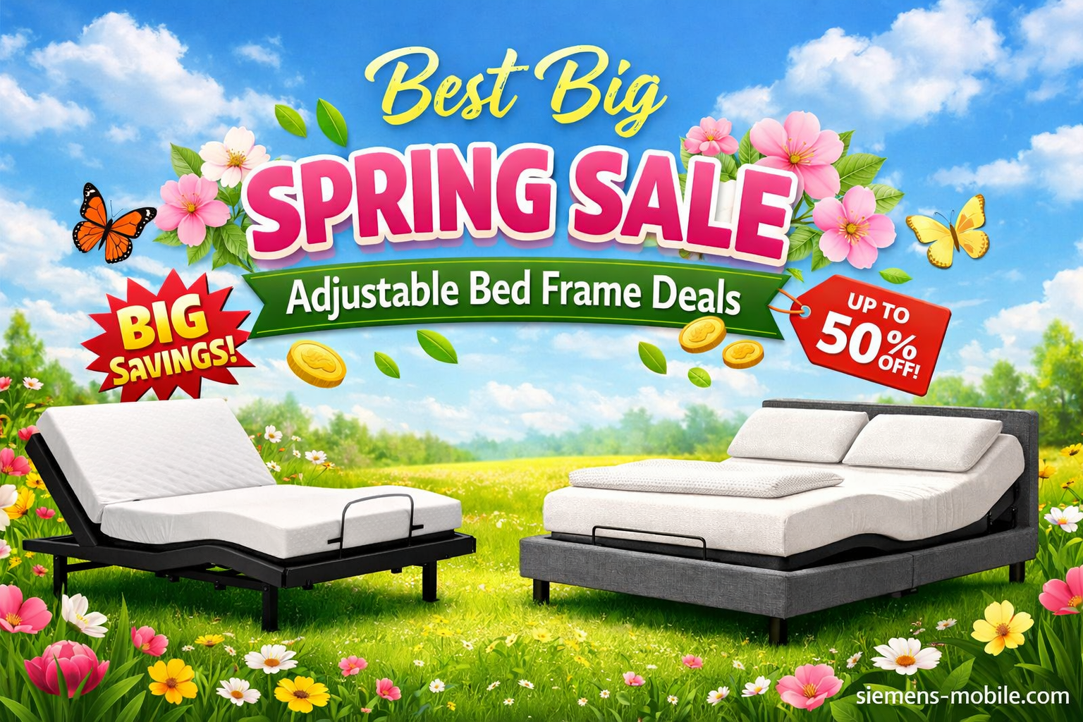 Best big Spring Sale Adjustable Bed Frame Deals