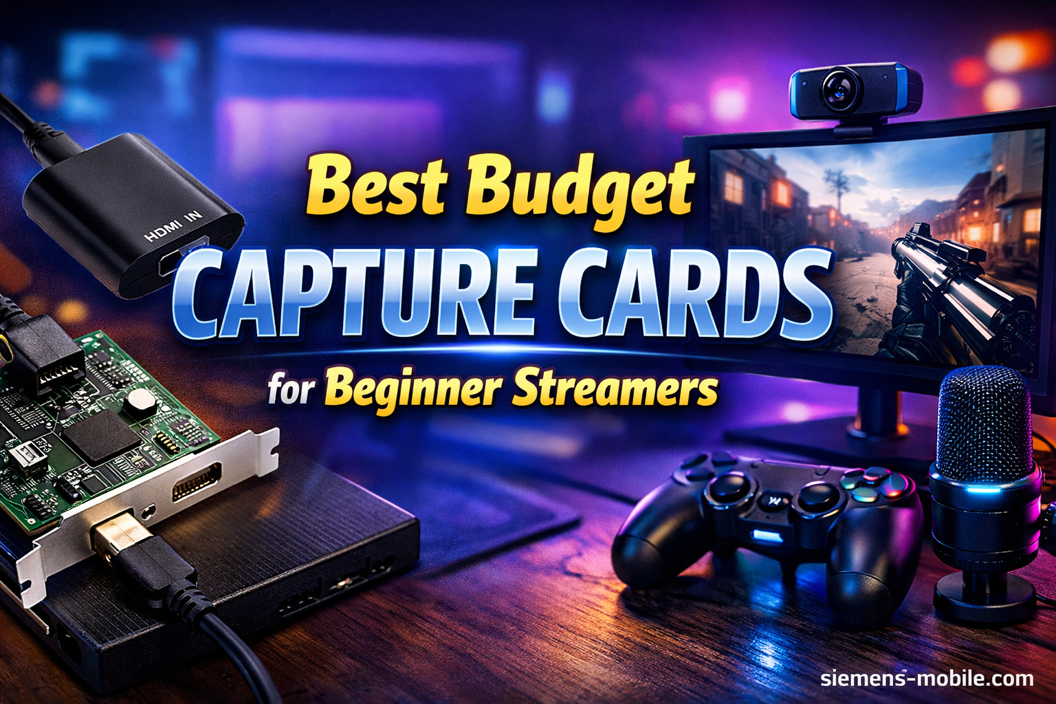 Best budget capture cards for beginner streamers