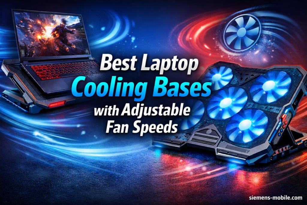 Best laptop cooling bases with adjustable fan speeds
