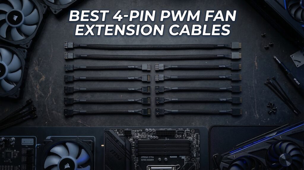 Best 4-pin PWM fan extension cables for PC builds