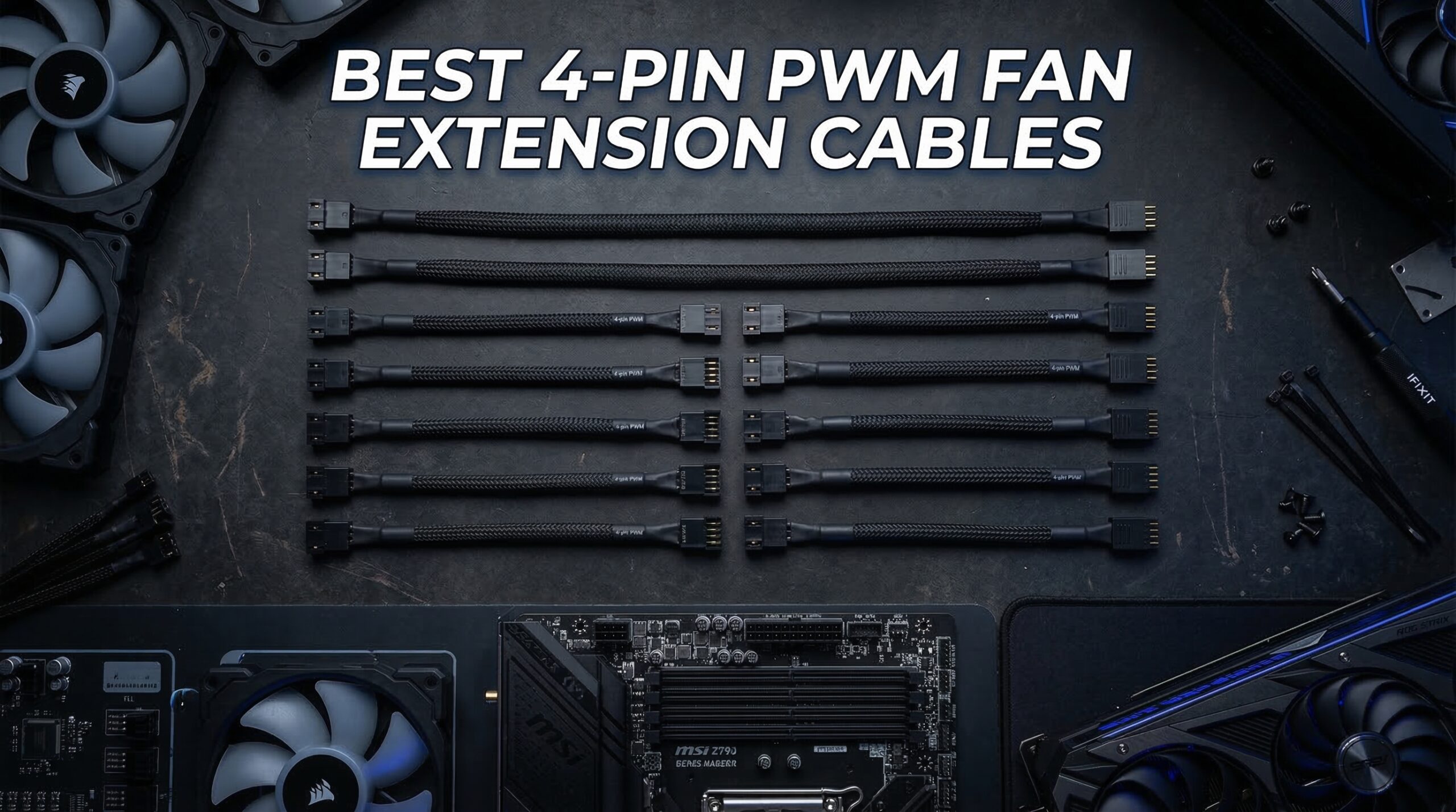 Best 4-pin PWM fan extension cables for PC builds