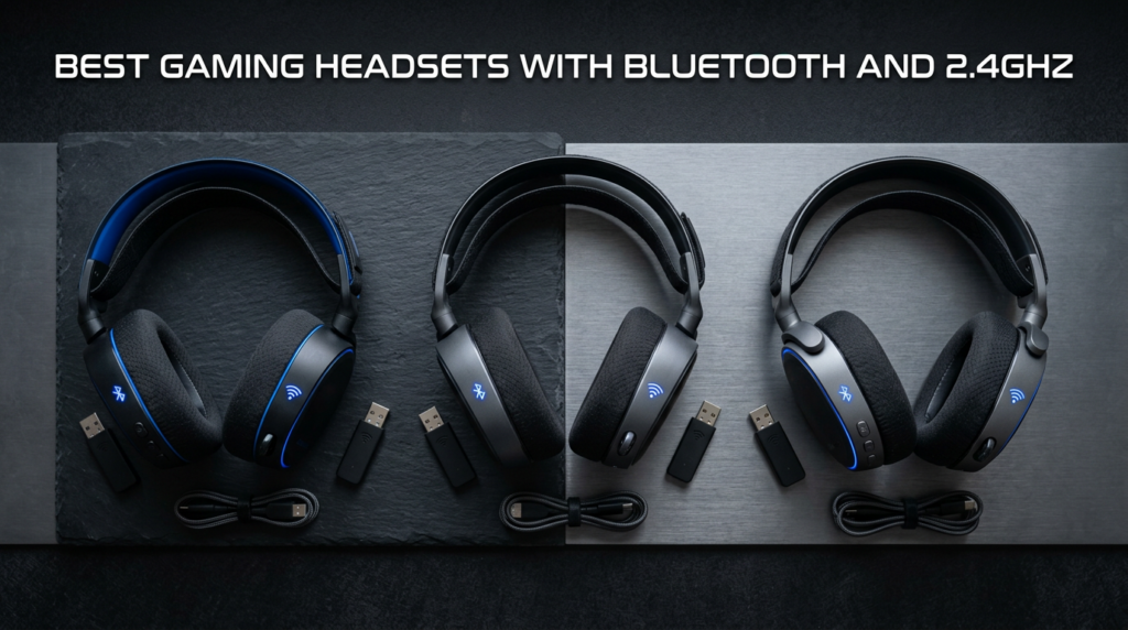 Best gaming headsets with Bluetooth and 2.4GHz