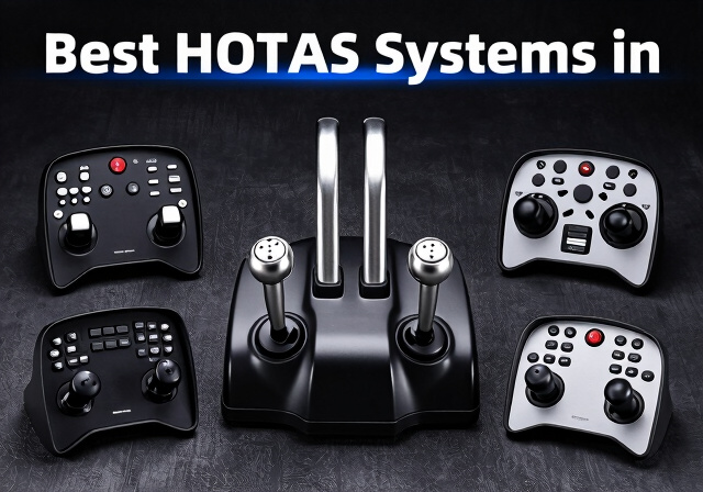 Best HOTAS systems for flight simulators