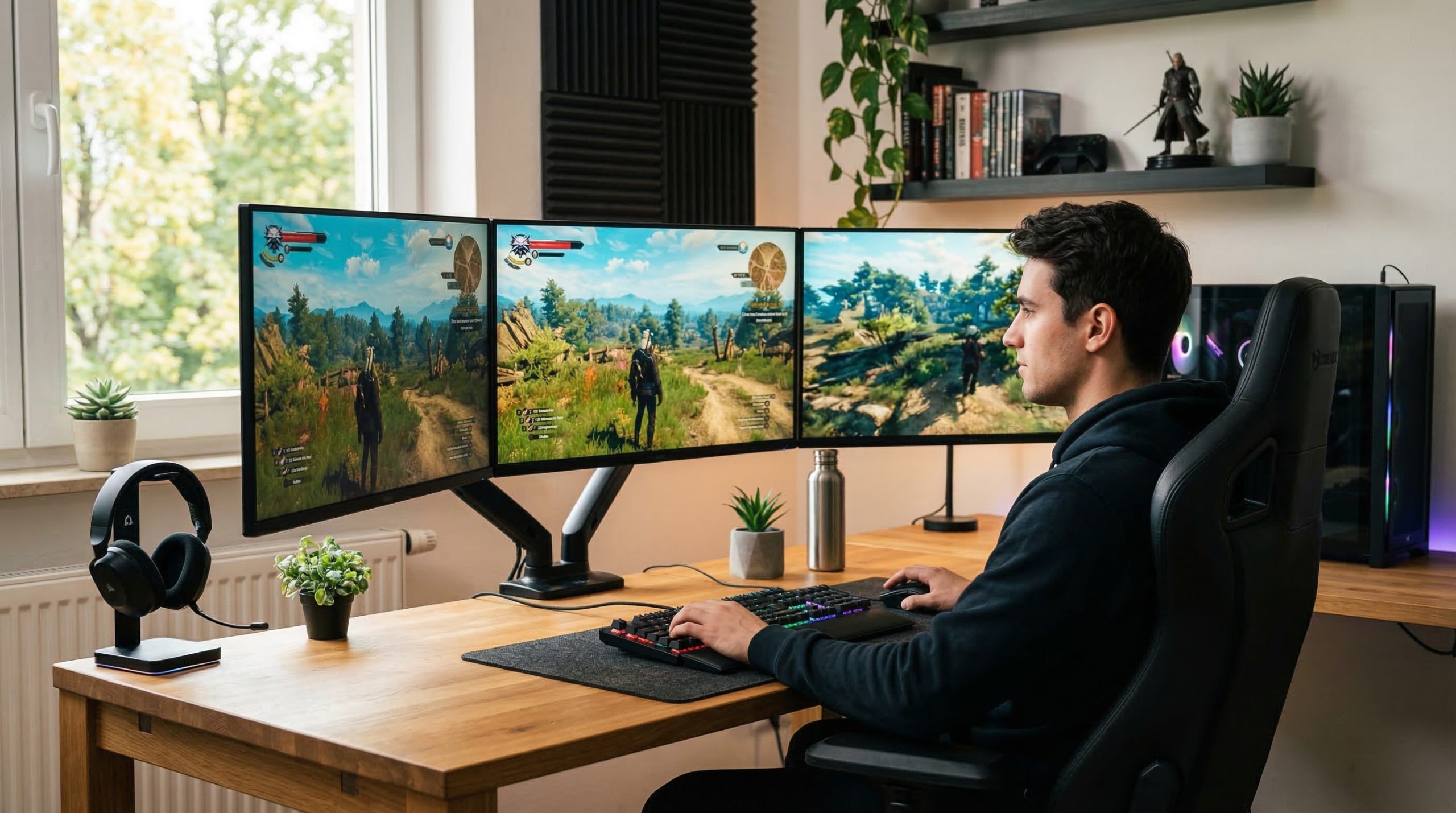 Best triple monitor setups for gaming