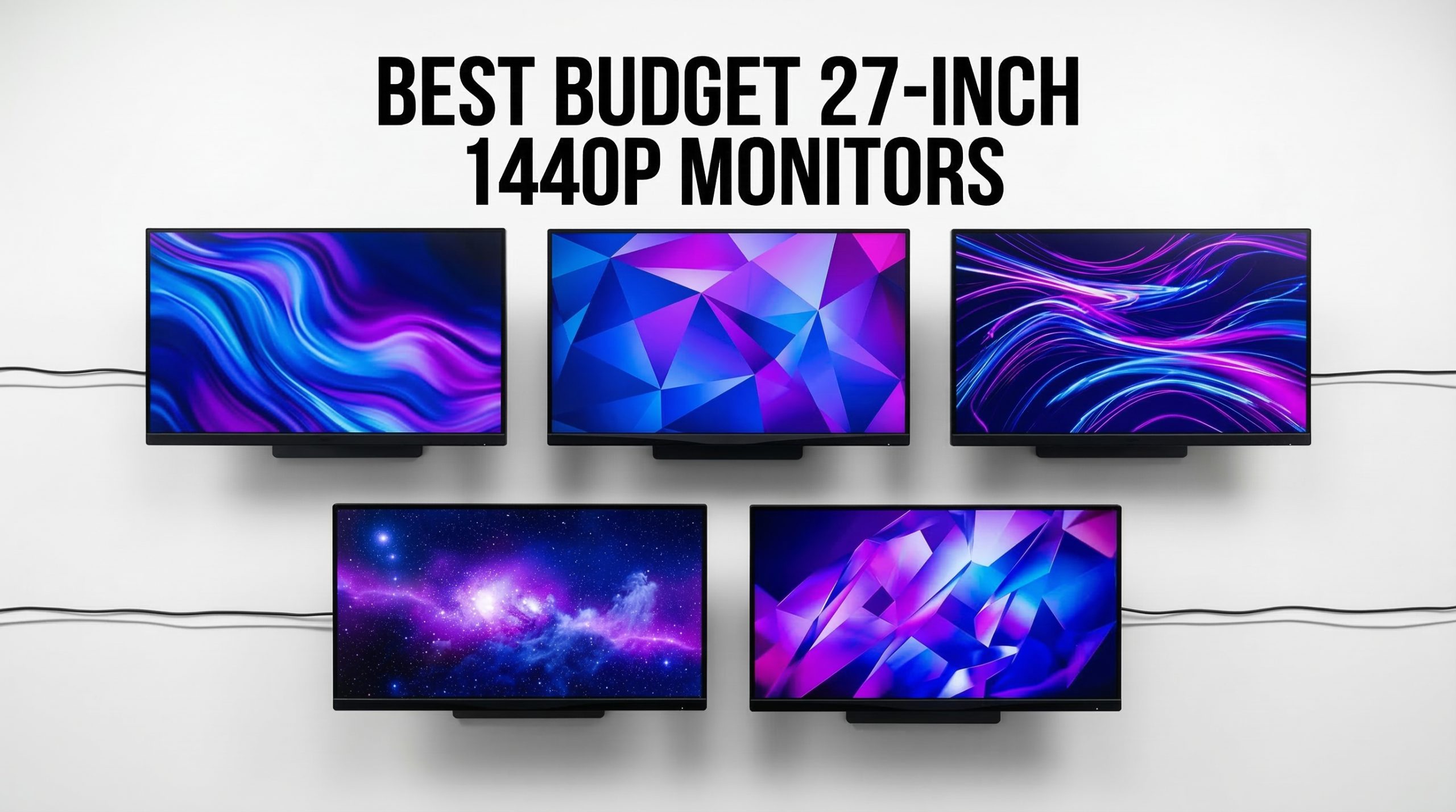 Best budget 27-inch 1440p monitors