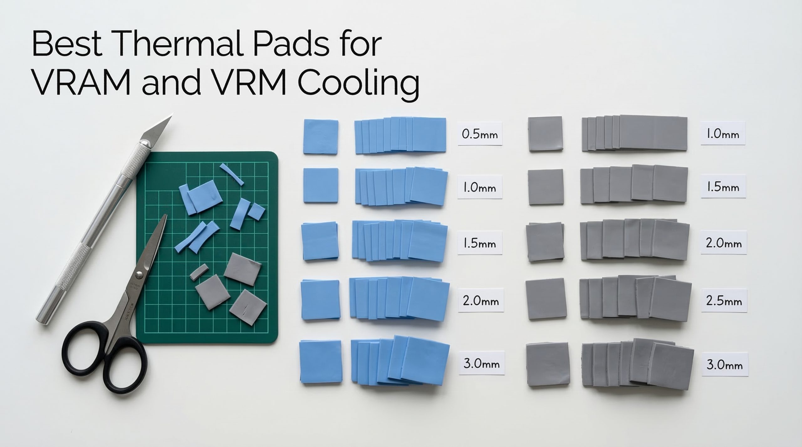 Best thermal pads for VRAM and VRM cooling