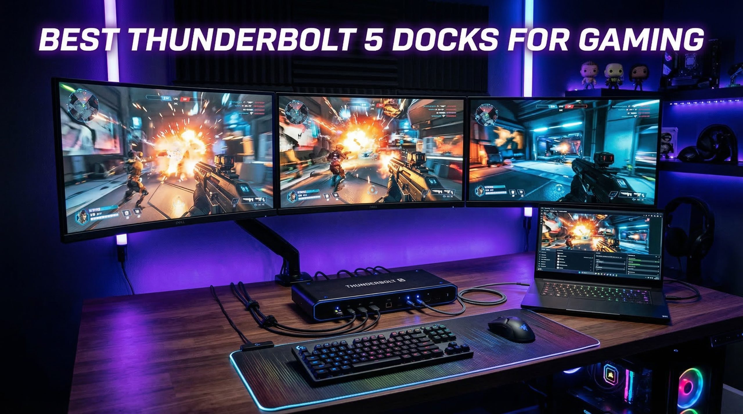 Best Thunderbolt 5 docking stations for gaming laptops