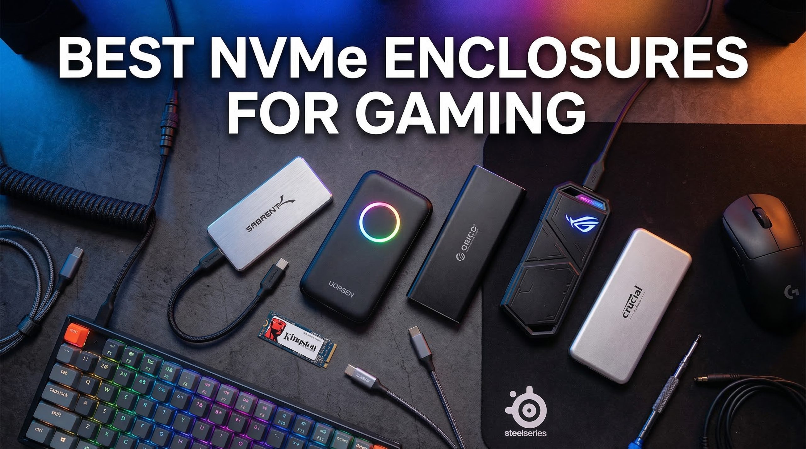 Best NVMe enclosures for gaming
