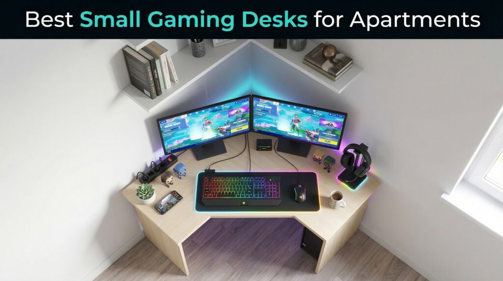 Best small gaming desks for apartments