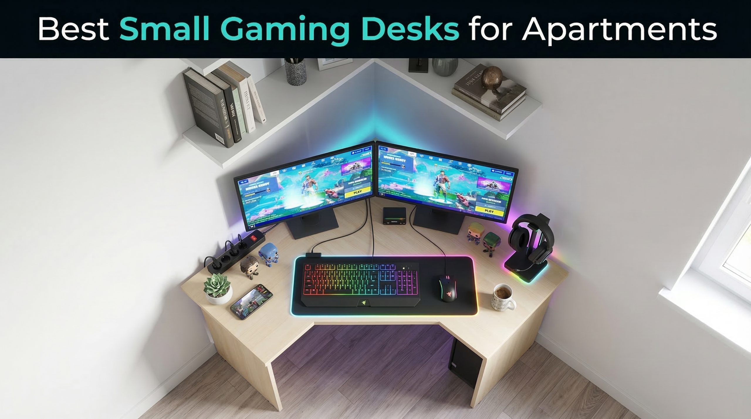 Best small gaming desks for apartments