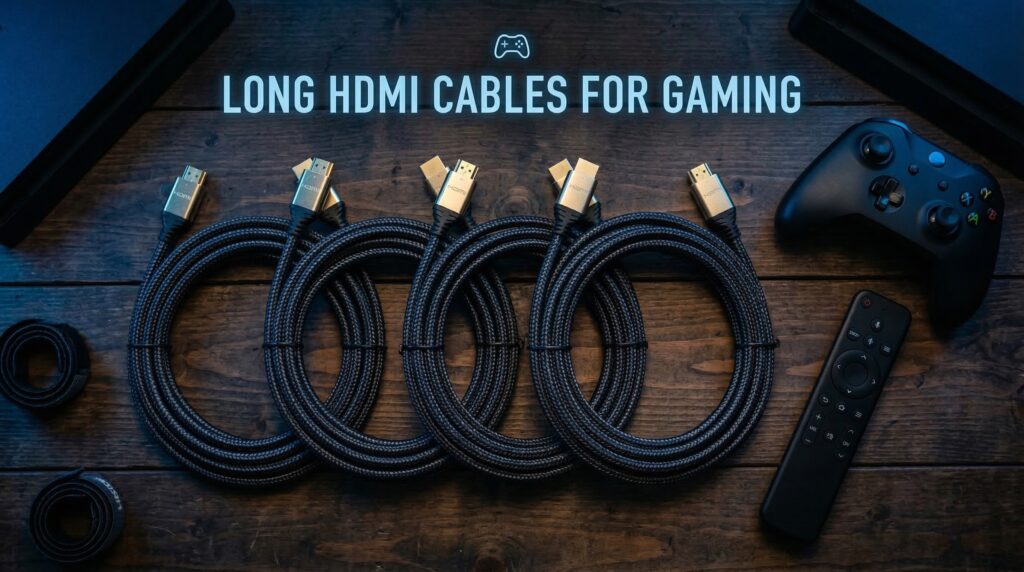 Best long HDMI cables for living room gaming