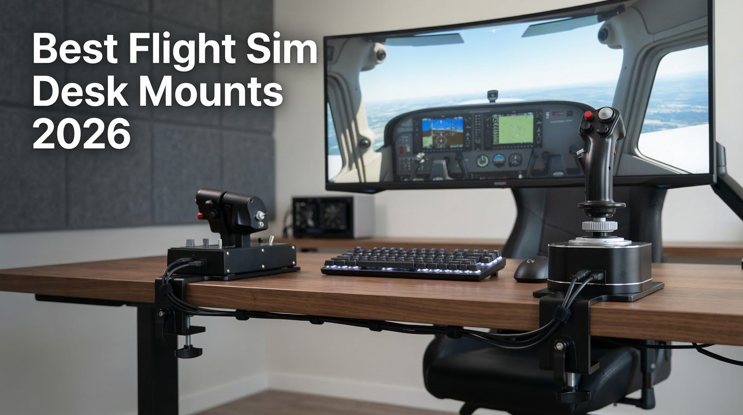 Best flight sim desk mounts and clamps