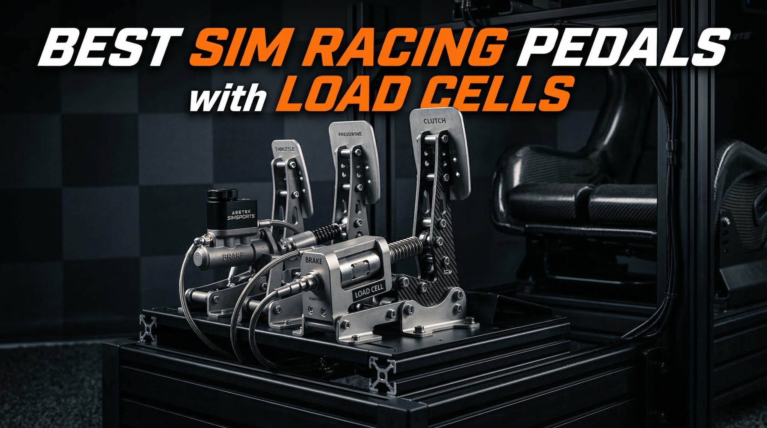 Best sim racing pedals with load cells