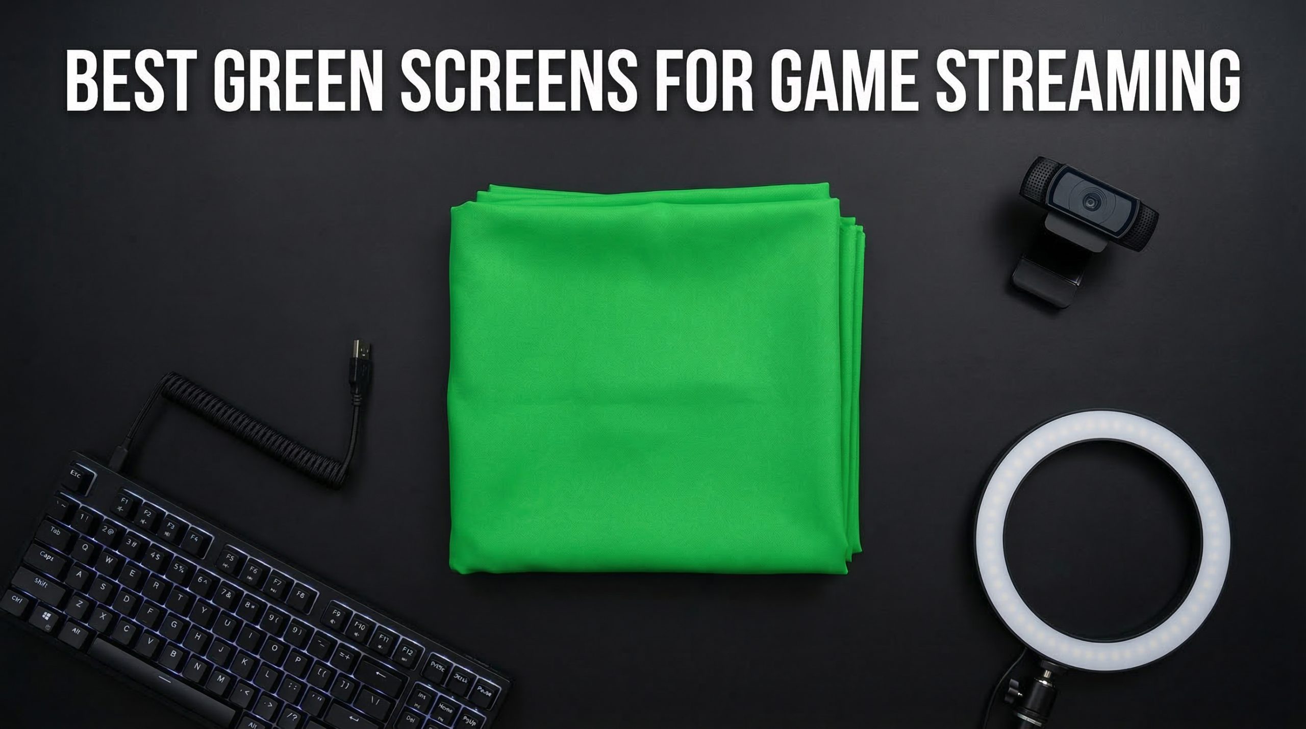 Best green screens for game streaming