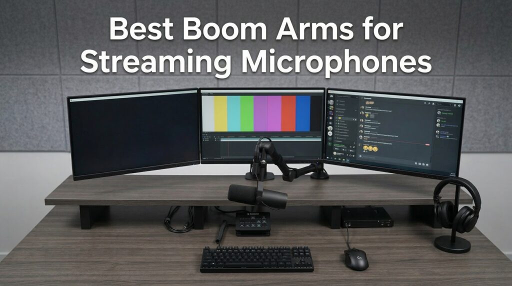 Best boom arms for streaming microphones