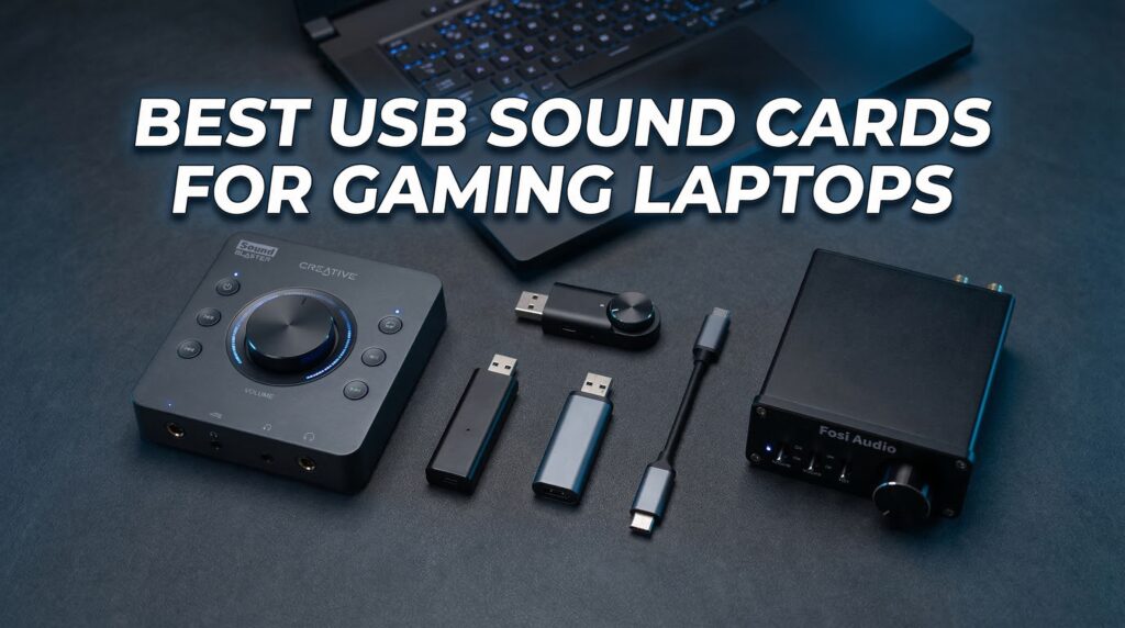 Best USB sound cards for gaming laptops