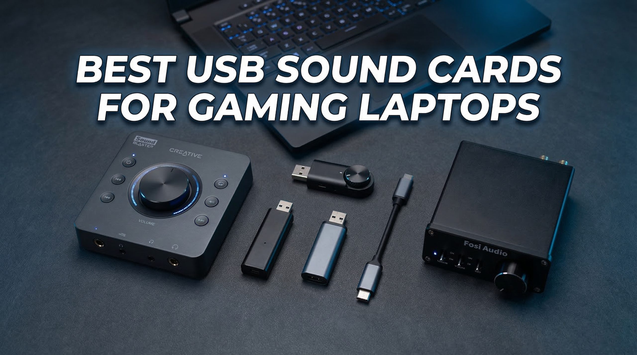 Best USB sound cards for gaming laptops