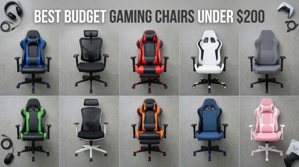 Best budget gaming chairs under $200