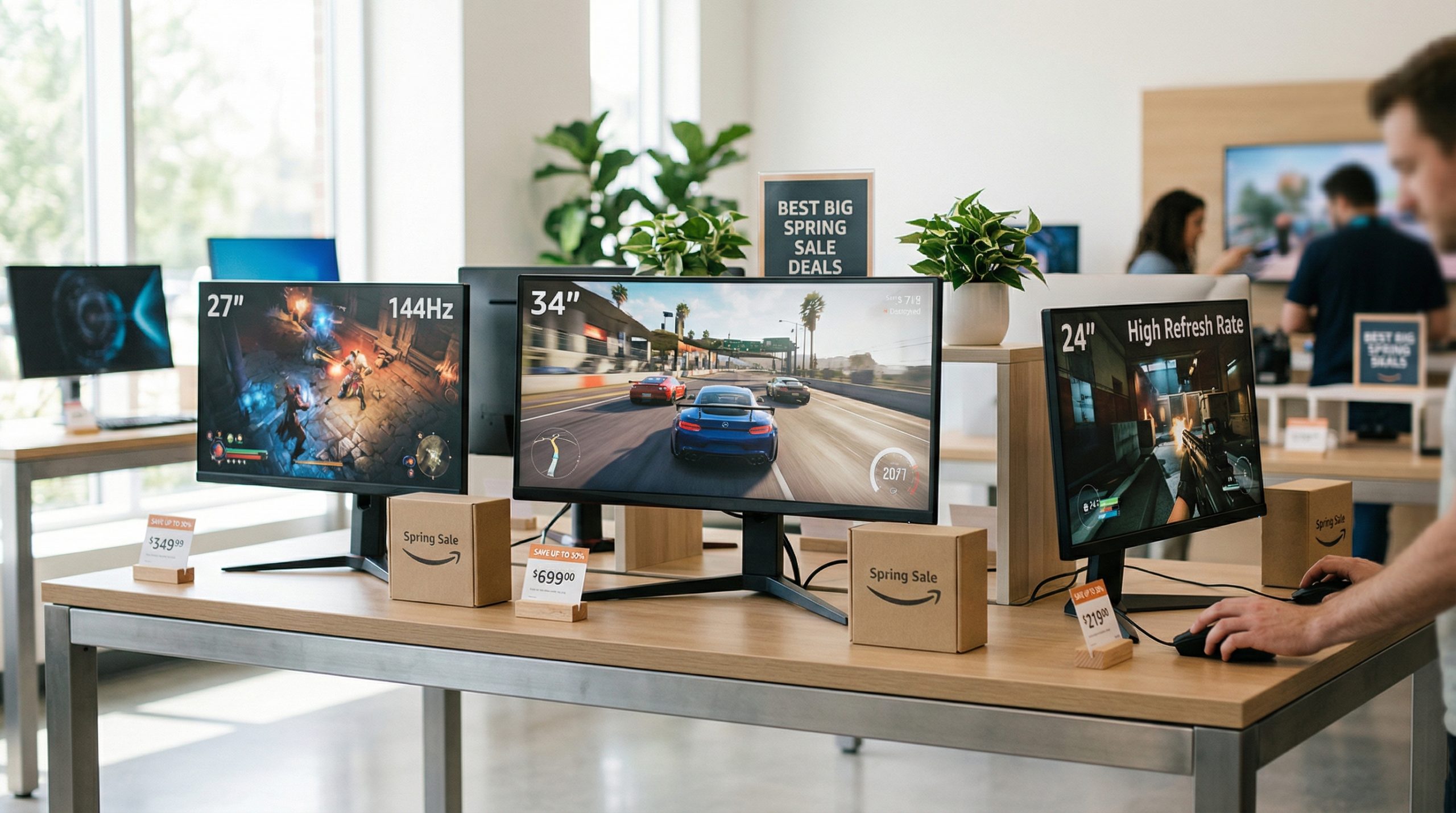 Best Big Spring Sale Gaming Monitor Deals on Amazon