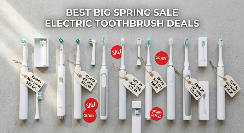 Best Big Spring Sale Electric Toothbrush Deals on Amazon